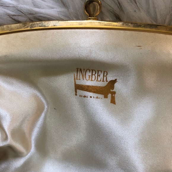 Vintage navy clutch - Picture 3 of 5